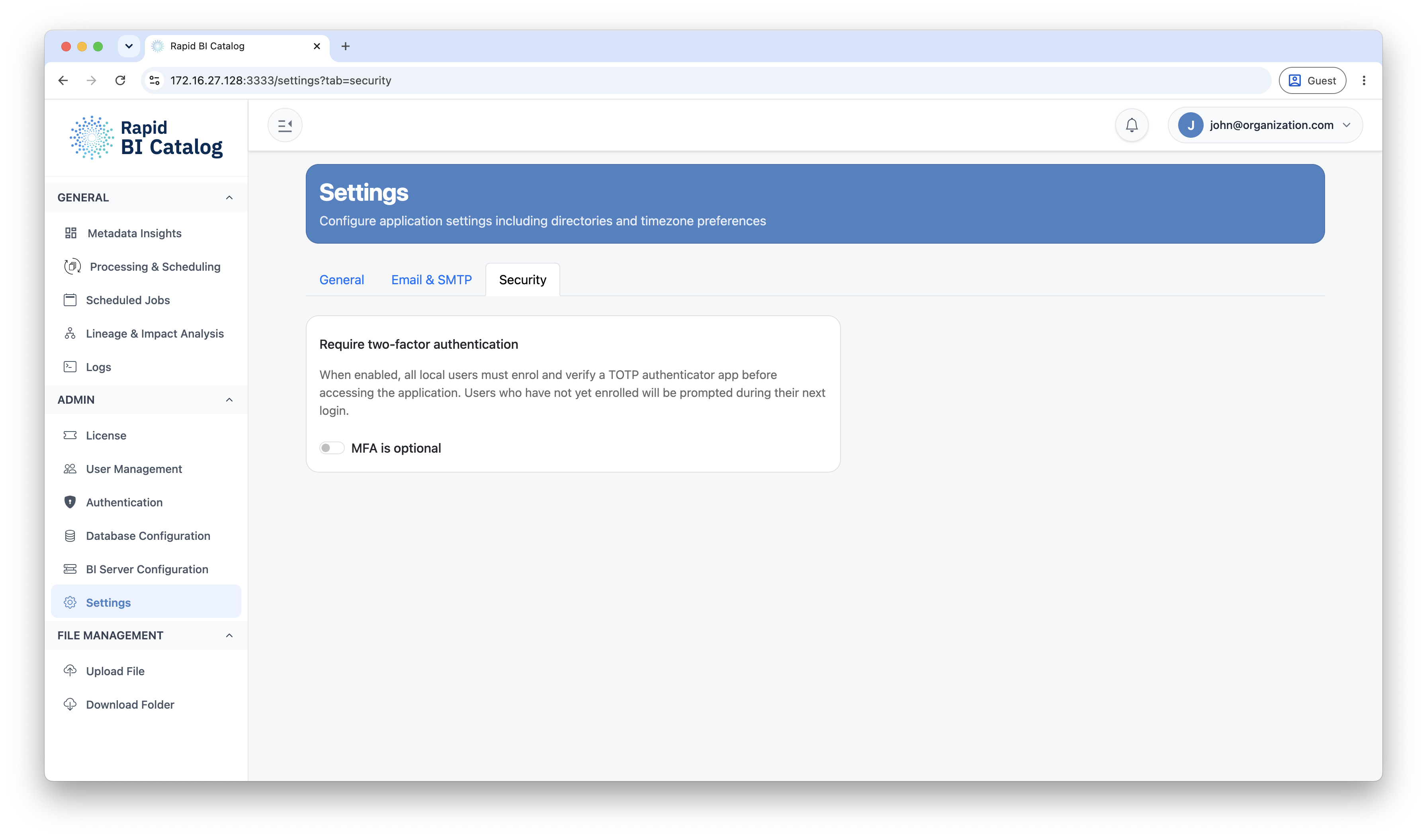 Require MFA for all users