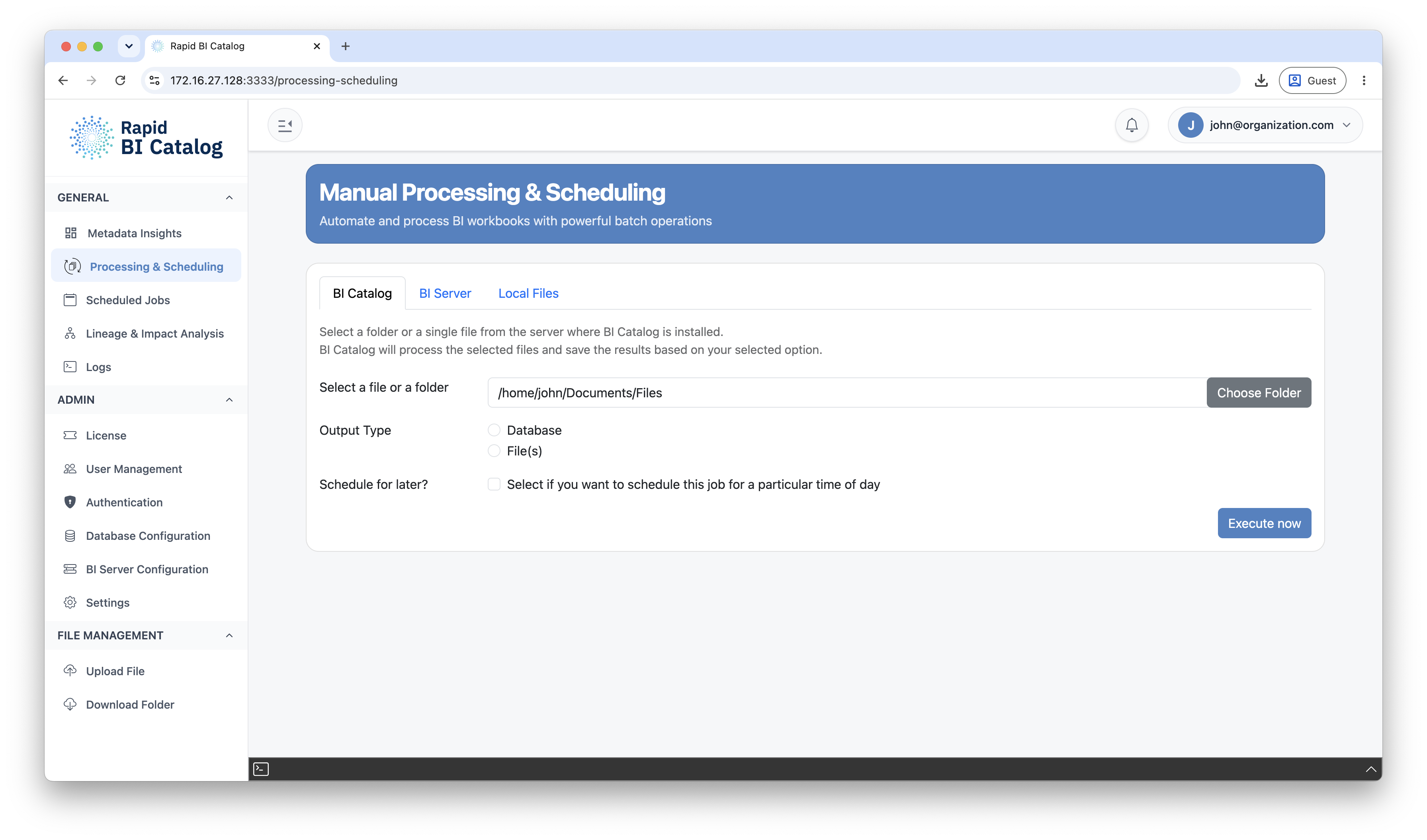 Processing source tabs
