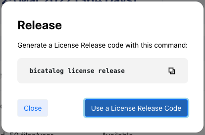 Release button